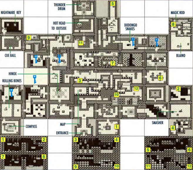 Link's Awakening Maps - Zelda Xtreme